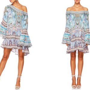 Camilla A line frill dress, Lovers retreat, size small